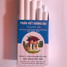 Vỉ 10 HỘP PHẤN TRẮNG VIÊN TO KHÔNG BỤI VIỆT HÀN