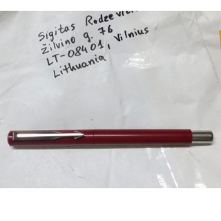 Bút máy Parker Vector Fountain Pen Dark Red Made in UK