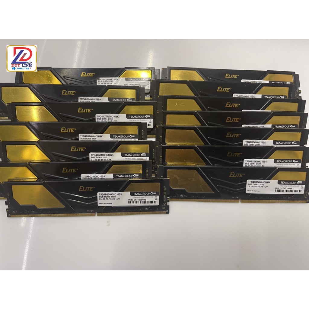 Ram DDR4 8G/2400 Team tản thép đẹp còn bảo hành hãng đến 02/2023