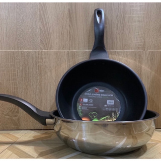 Chảo sâu 3 đáy chính hãng Five Star siêu bền siêu tiện, dùng được mọi loại bếp