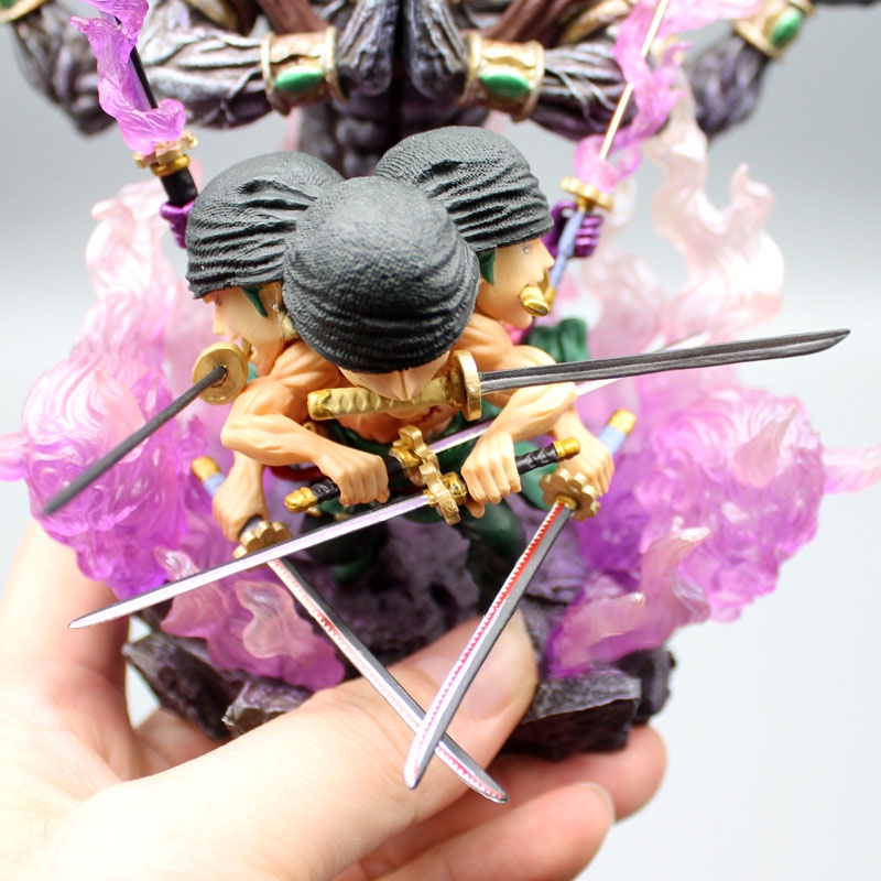 Mô hình chibi nhân vật Roronoa Zoro trạng thái Asura  hàng mới ra cực chất