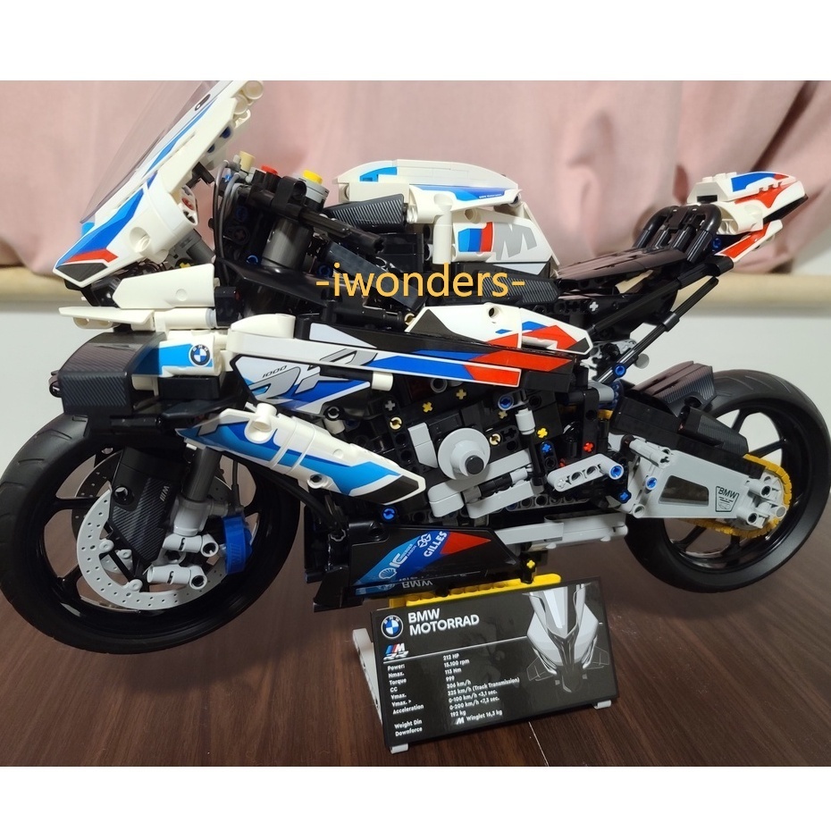 Set 1920 / 42130 Khối Lắp Ráp Xe Mô Tô BMW M 1000 RR MOC Kỹ Thuật Sáng Tạo Cho Bé Trai Kids education toys