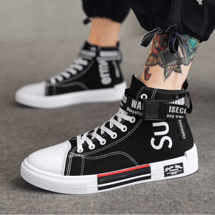 Giày cao cổ nam - giày bốt nam khóa cổ phong cách HOT 2019 SP - 307 | BigBuy360 - bigbuy360.vn