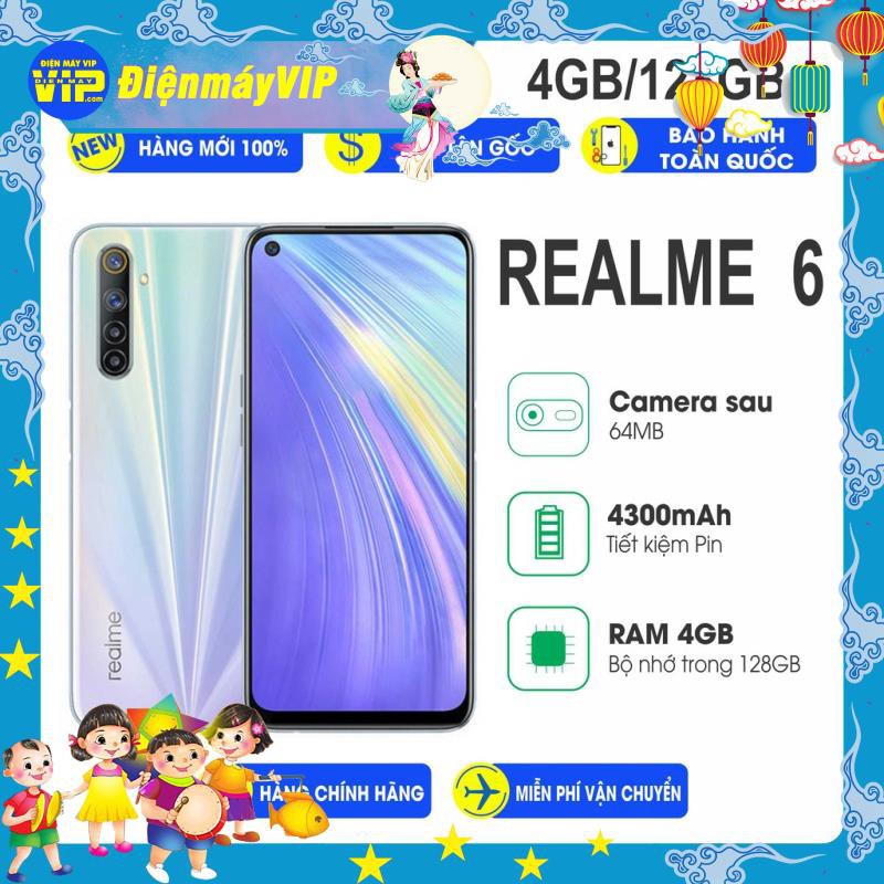 Điện Thoại Realme 6 (4GB/128GB) Hàng Chính Hãng  - Bảo Hành 12 tháng Toàn Quốc