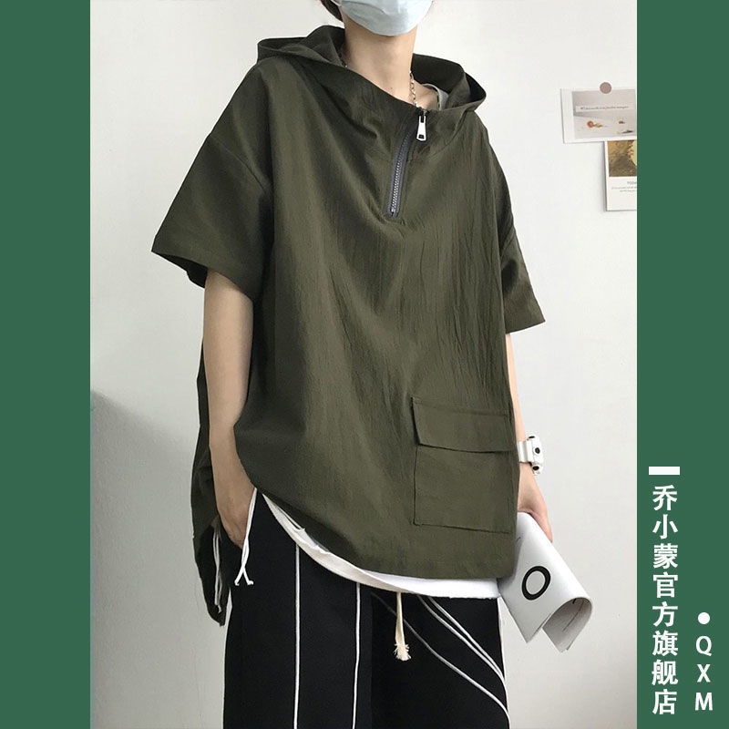 Áo Hoodie Khóa Kéo Màu Sắc Đơn Giản Thời Trang Dành Cho Nam