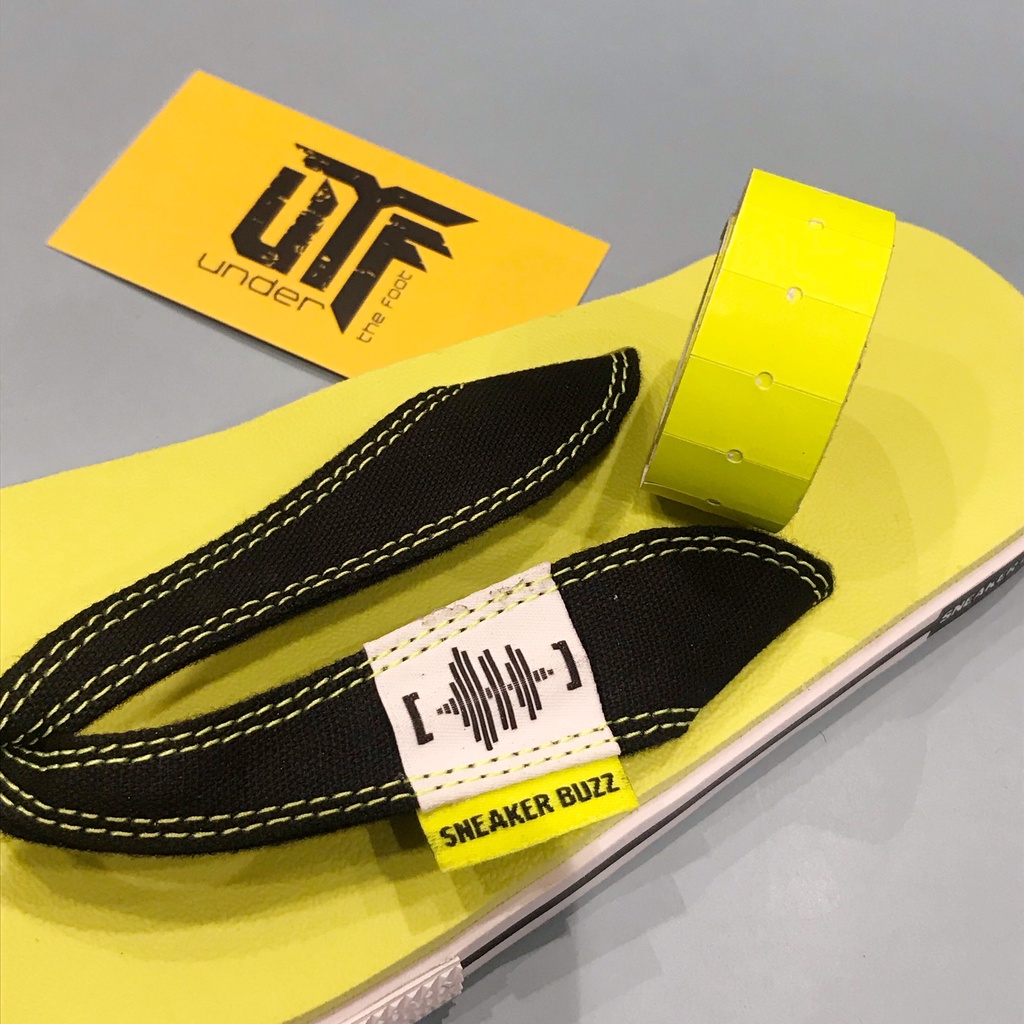 New - Dép Sneaker Buzz xanh mạ quai đen xỏ ngón chính hãng 1SB0001