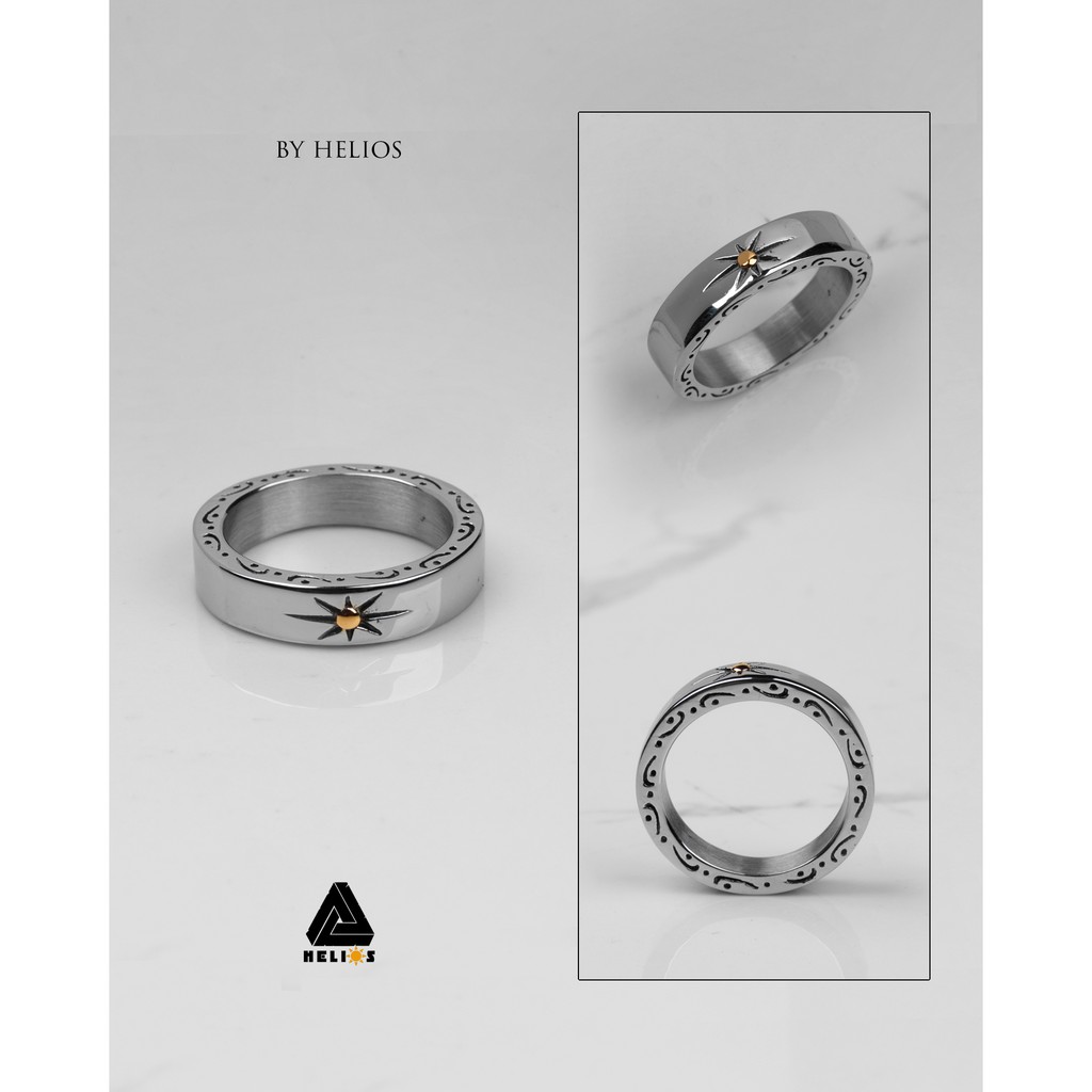 Nhẫn thời trang nam Helios Sun X