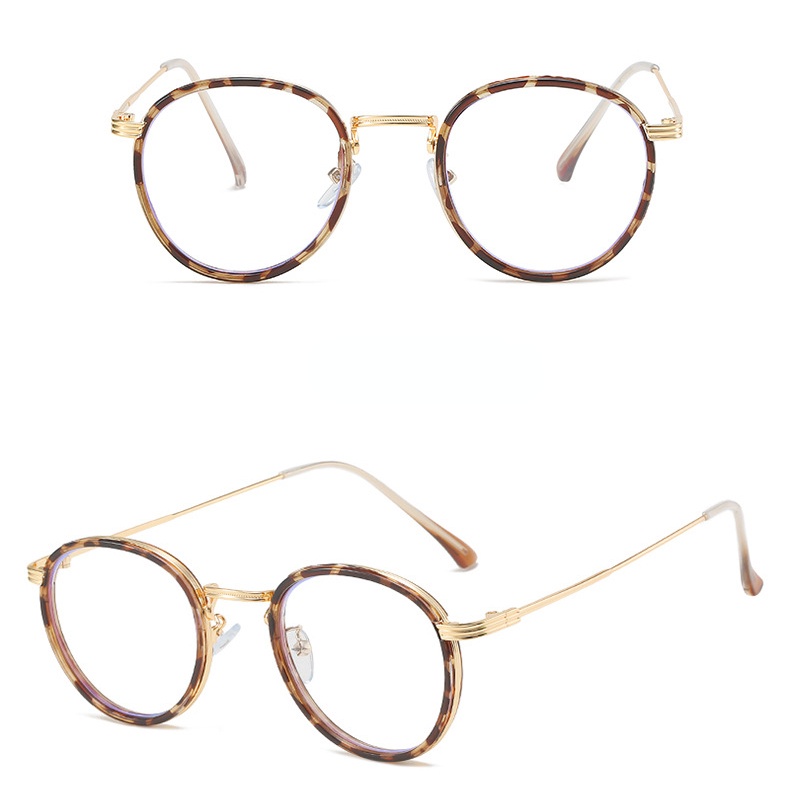 Kính Cận Gọng Kim Loại Chống Ánh Sáng Xanh Cho Nam/Nữ