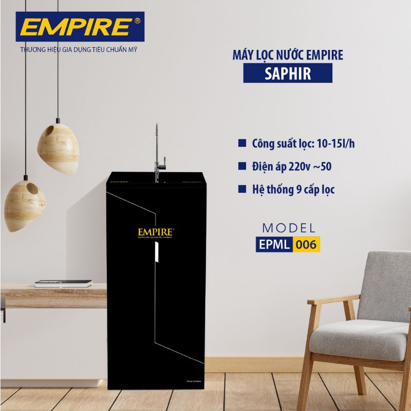 Máy lọc nước Empire shapir 9 cấp lọc