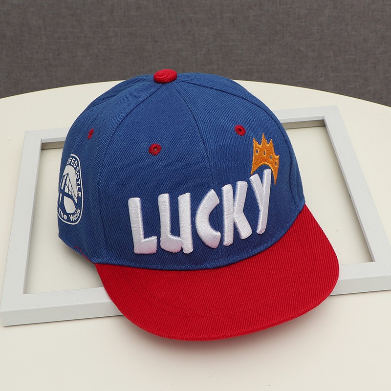 Mũ lưỡi trai che nắng phong cách hiphop kiểu màu xuân thu năng động đáng yêu dành cho bé