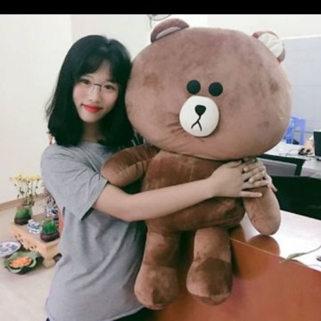 ( Rẻ vô địch ) Gấu bông Brown cao cấp khổ vải 1M