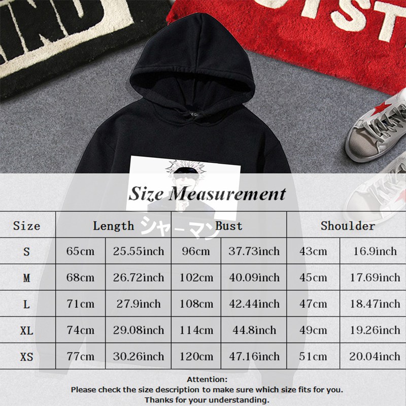 Áo Hoodie Đen In Hình Jujutsu Kaisen | BigBuy360 - bigbuy360.vn