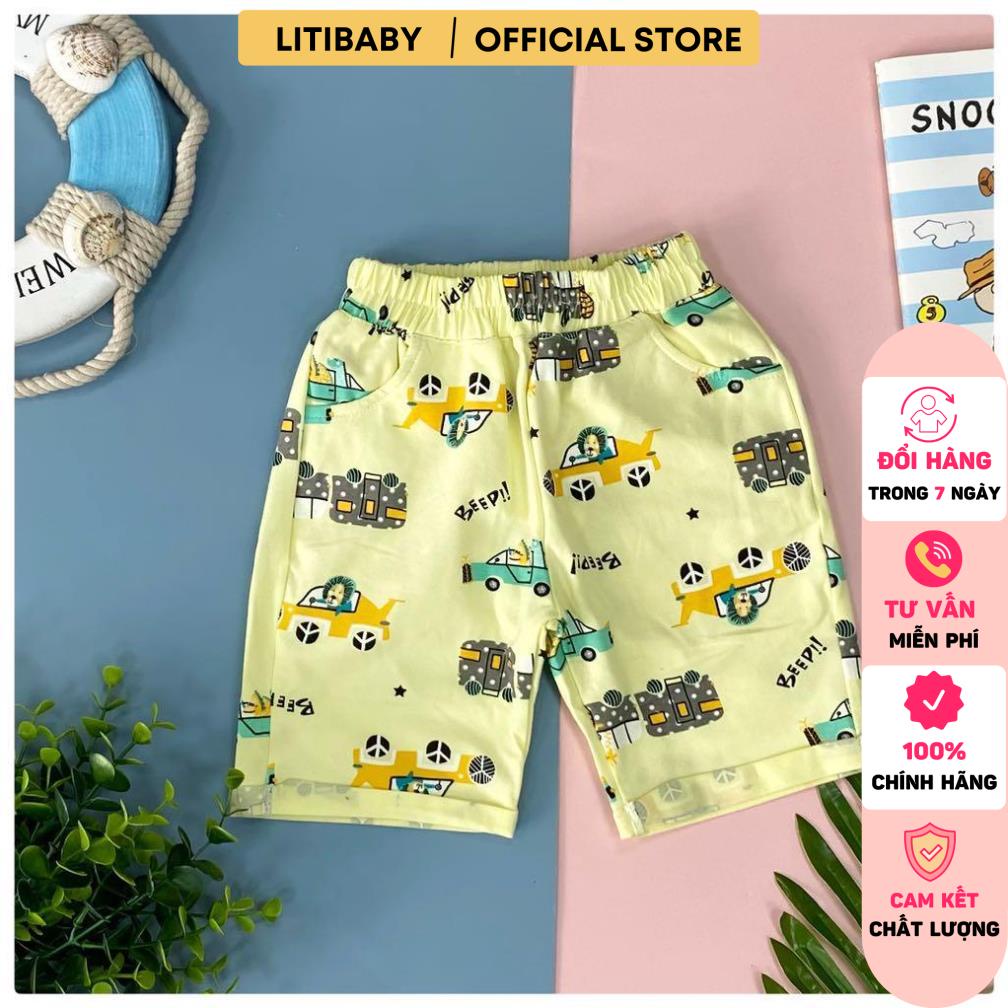 Quần LITIBABY chất vải cotton hình QCH02