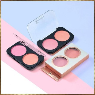 Phấn má hồng hộp 2 ô màu Lameila