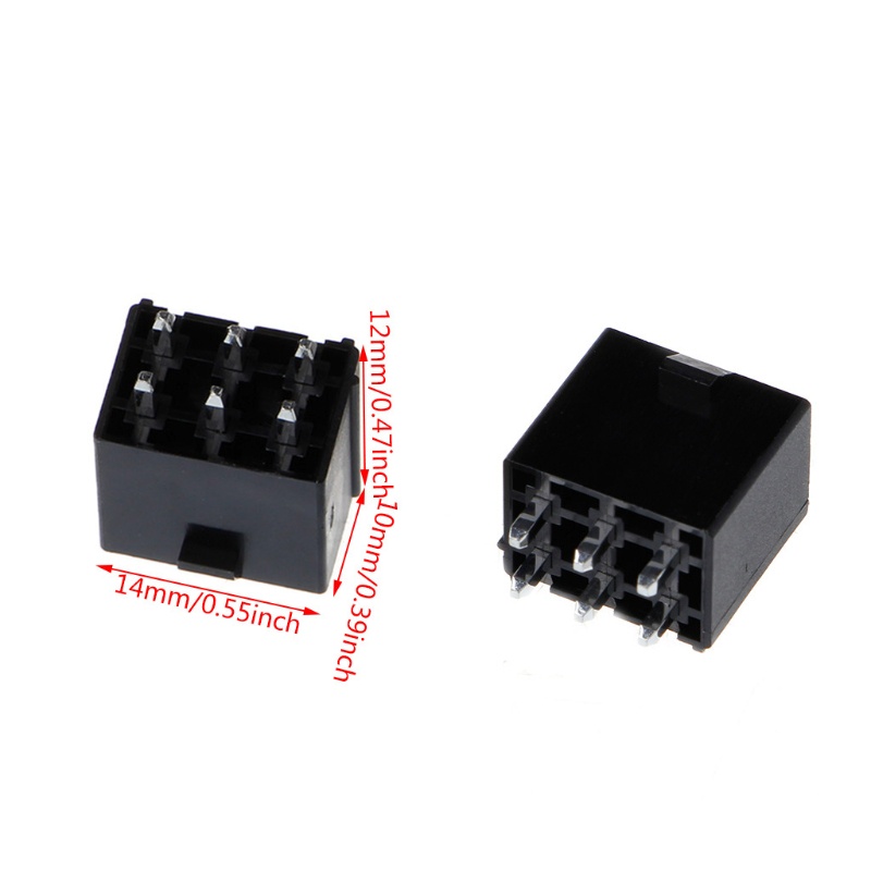 Set 30 Đầu Nối Thẳng 4 2mm 6P Female Cho PCI-E