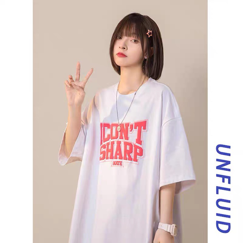 Áo Thun tay lỡ In Chữ nổi SHARP Nam Nữ Unisex cổ tròn, áo phông ngắn tay   Top shop  ảnh thật chụp tại Store