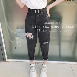 ❤️Baggy Jeans Đen Rách