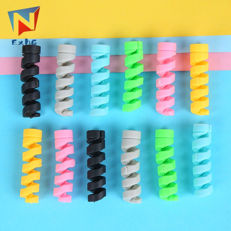 10 phụ kiện quấn bảo vệ đầu dây cáp USB chất lượng cao