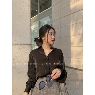 ÁO SƠ MI LỤA DỆT KIM 90S