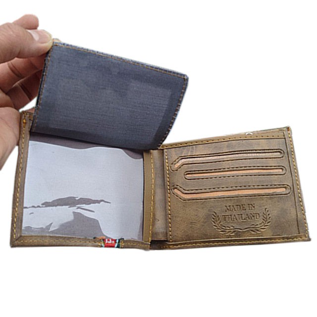 Ví Nam Polo phoenix da PU bóng cao cấp dáng ngang phong cách trẻ trung hiện đại.