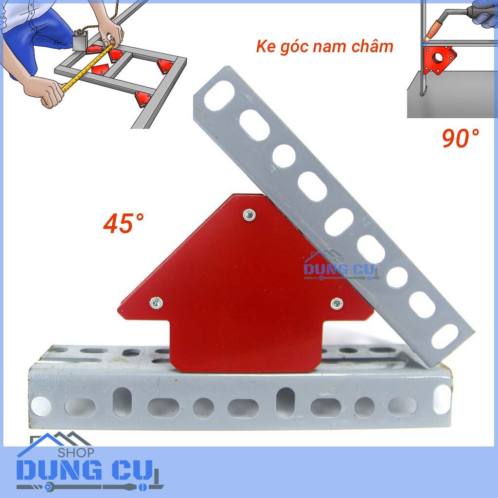 Bộ 4 chiếc nam châm ke góc vuông dành cho thợ hàn lực hút 12kg