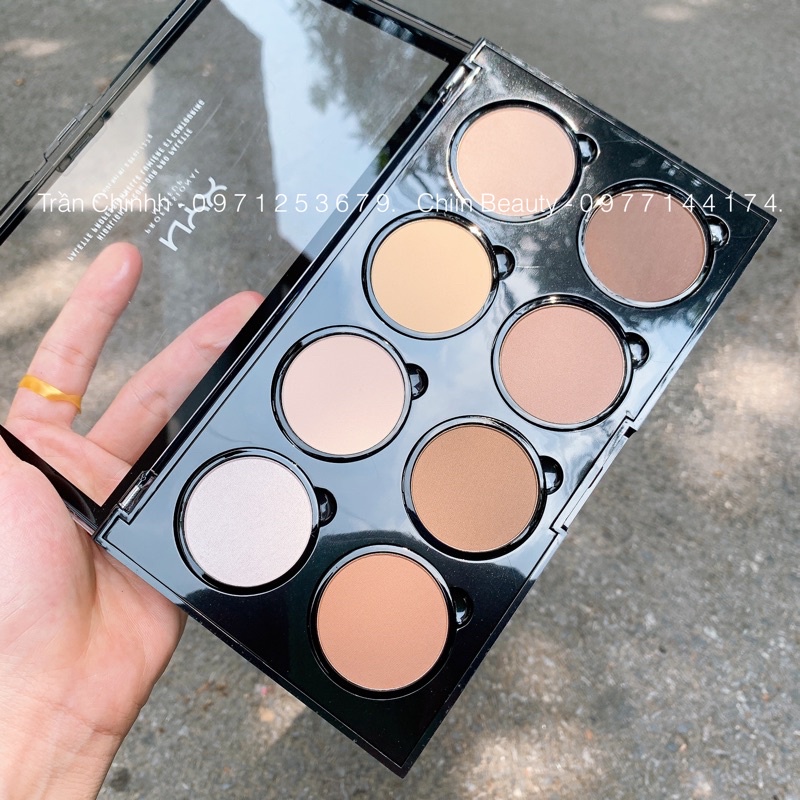 Có Bill - Bảng phấn tạo khối, highlight NYX CONTOUR and HIGHLIGHT PALETTE