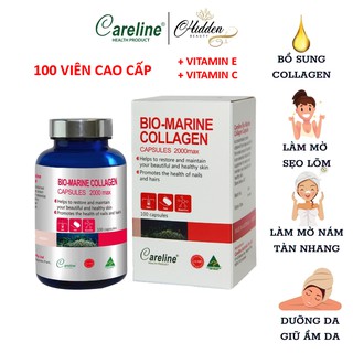 Viên uống đẹp da bổ sung collagen BIO-MARINE COLLAGEN chính hang ÚC 100 viên