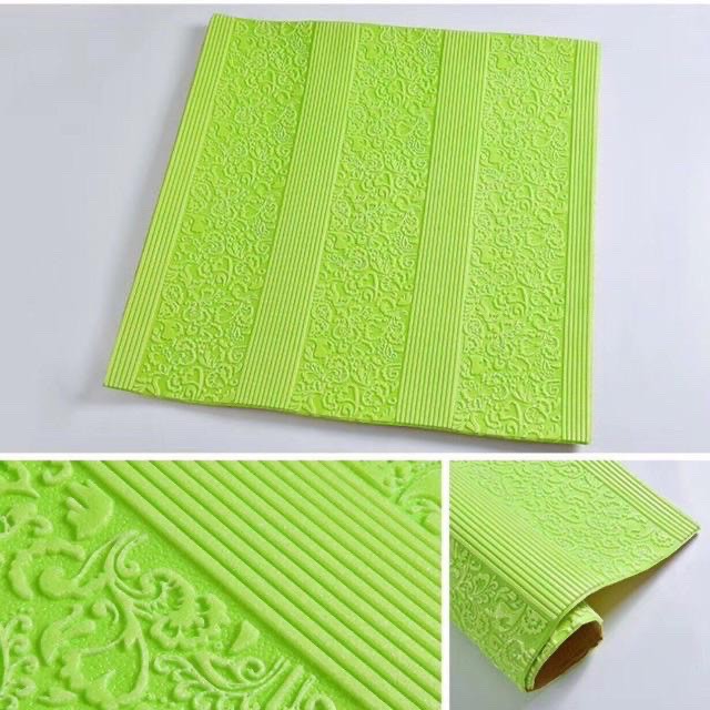XỐP DÁN TƯỜNG HOA VĂN  CỔ ĐIỂN 70X70CM CHUẦN HÀNG 5MM GIÁ RẺ BẮC NINH