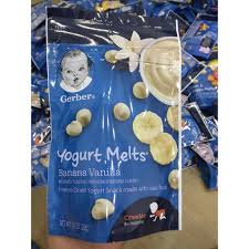 SỮA CHUA KHÔ GERBER NGẬM TAN CHO BÉ TỪ 6 THÁNG