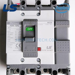 ABN104c 100A Cầu dao tự động 4 pha dòng cắt 22kA MCCB LS