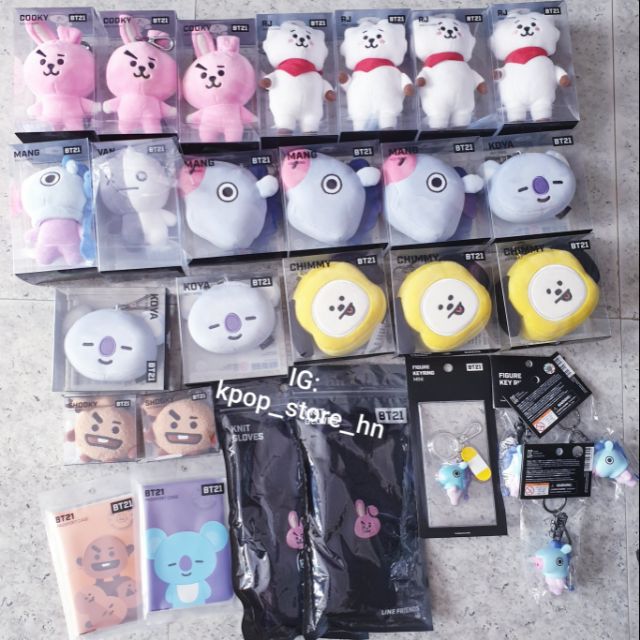 Bagcharm Bt21 Official móc khóa