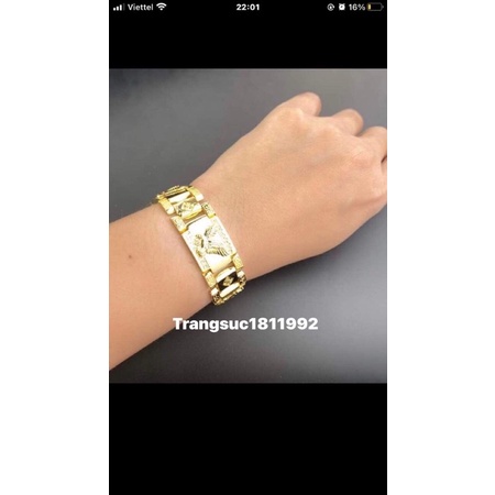 lắc tay mạ vàng nam