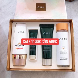 Set kem chống nắng Ohui Tone up mua 1 được 3
