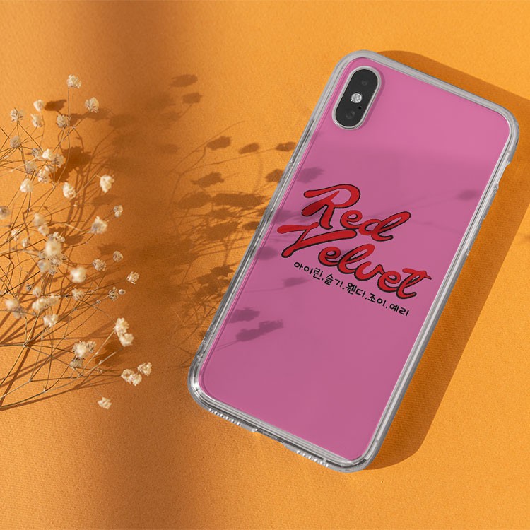 Ốp iPhone nhóm nhạc Red Velvet nền hồng 7/7Plus/8/8Plus/X/Xs/Xs Max/11/11 Promax/12 /12 Pro Max Lpc16120657