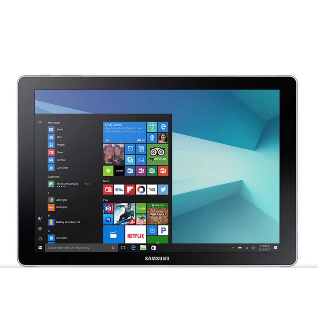 Máy tính xách tay hai trong một Samsung Galaxy Book tặng chuột quang, 2 phần mềm vip tienganh123, luyenthi123