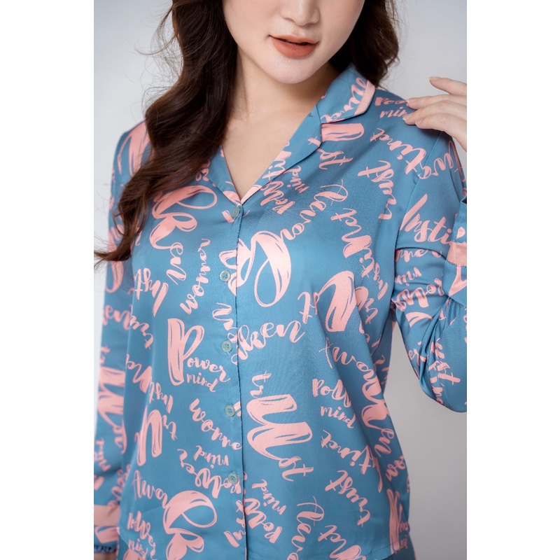 Bộ đồ mặc nhà lụa nữ Winny 2MNSA21939D