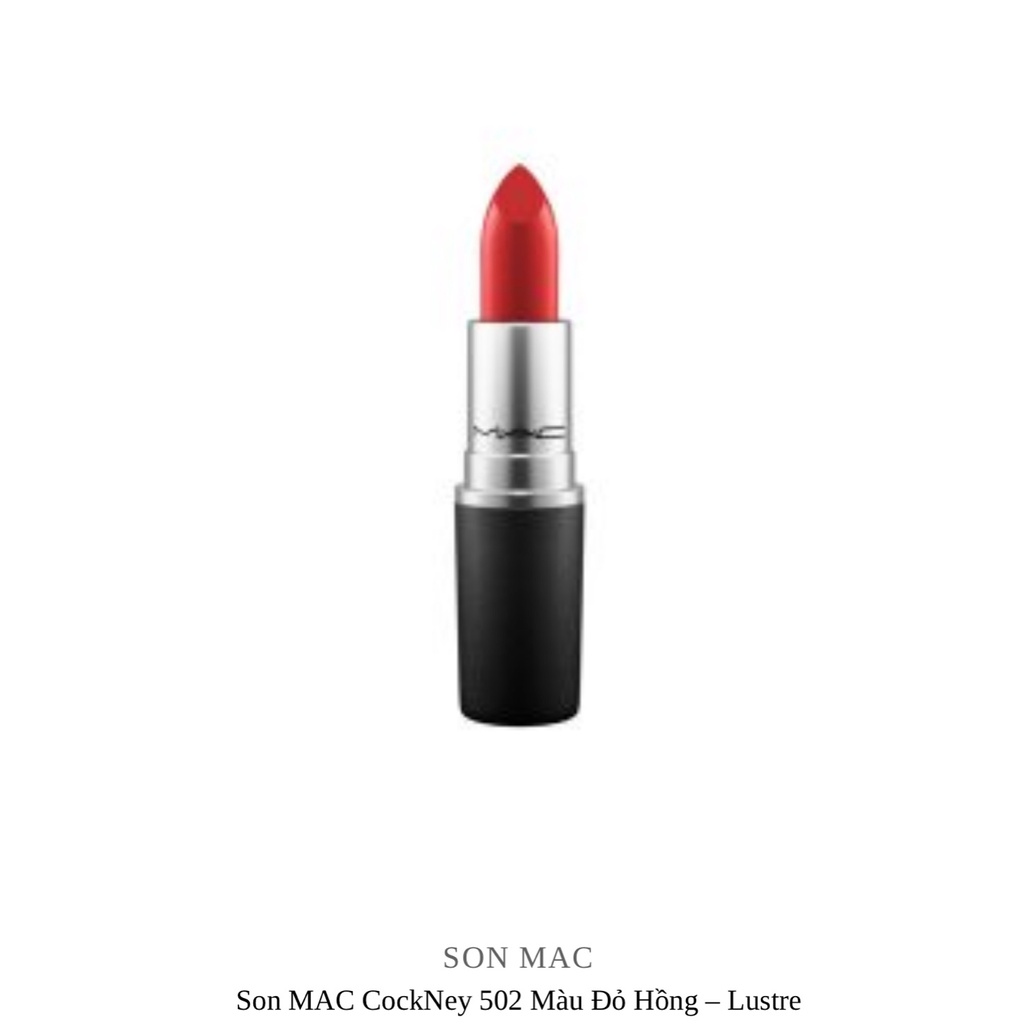 MAC - Son thỏi Lustre Lipstick HÀNG CÓ SẴN MỸ