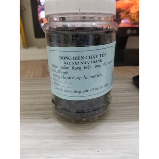 1 HŨ 70g RONG BIỂN CHÁY TỎI MÈ