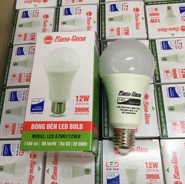 Bóng đèn LED tròn Rạng Đông 12W