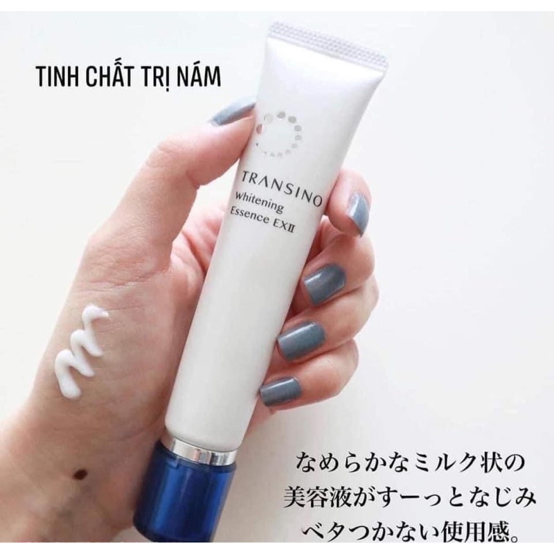 Tinh chất dưỡng trắng sáng da Transino Whitening Essence ExII 50g Nhật, Serum Transino Nhật Bản.