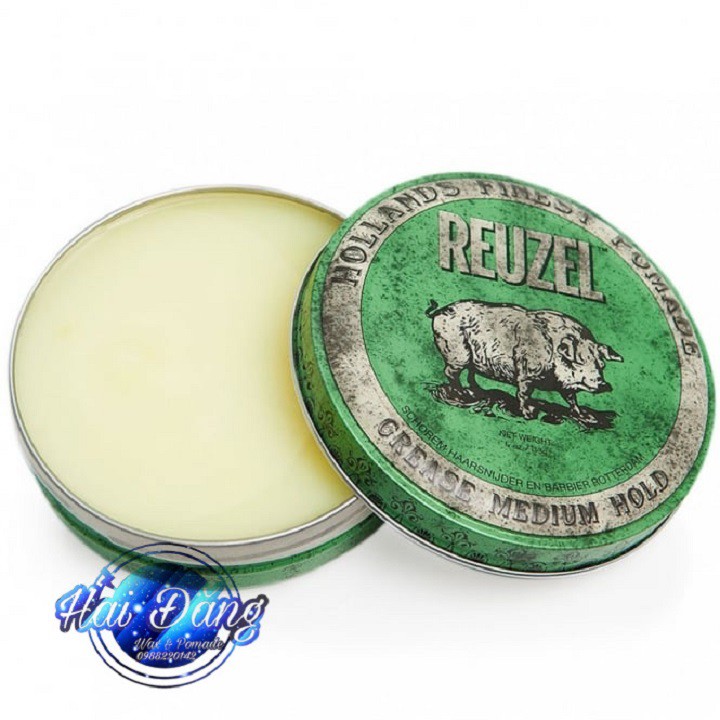 [CHÍNH HÃNG] [NHẬP KHẨU] Sáp Pomade Reuzel Green 113g | Hàng chính hãng nhập khẩu từ Hà Lan