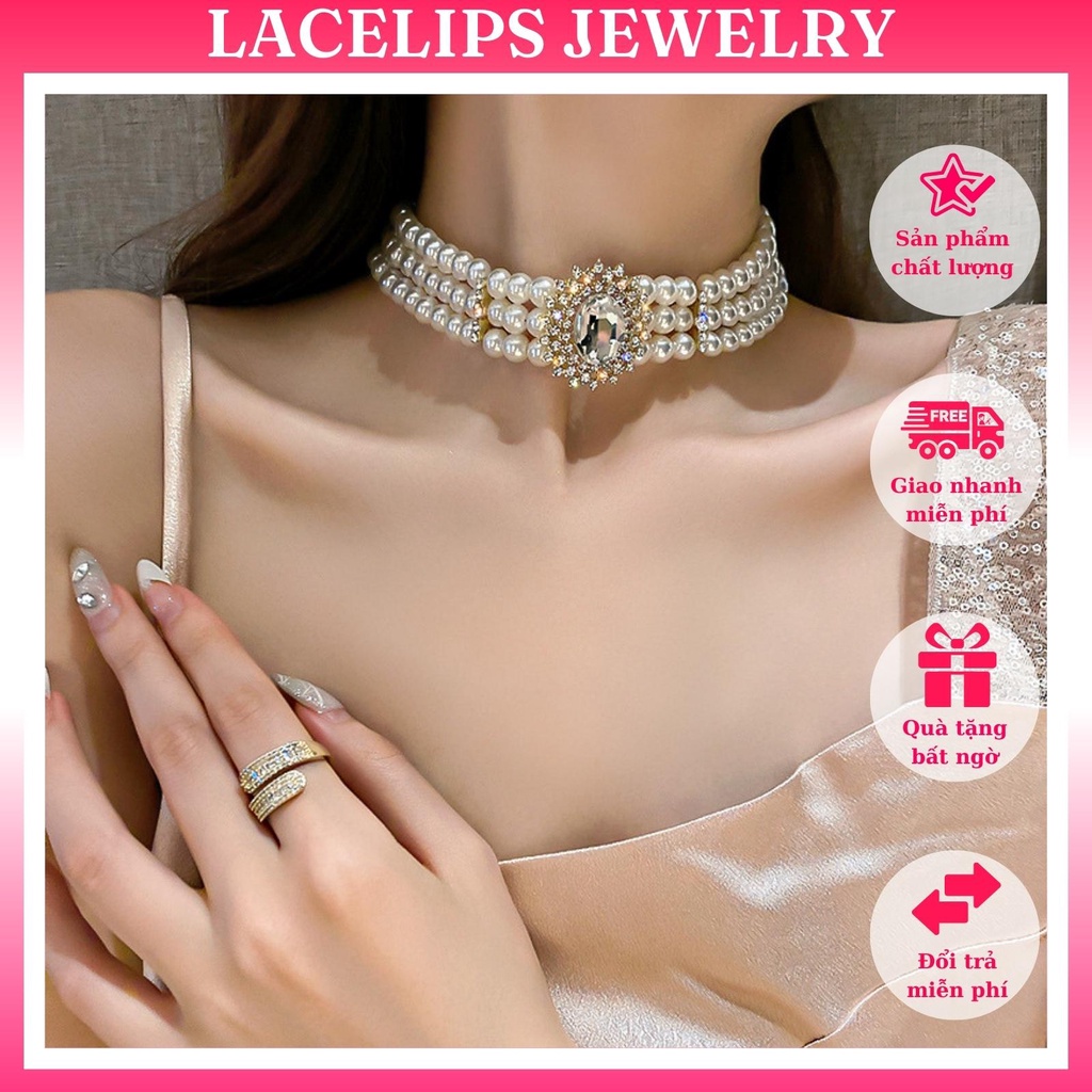 [ĐẸP-ĐỘC-LẠ] CHOCKER HẠT NGỌC_SANG XINH_C1000