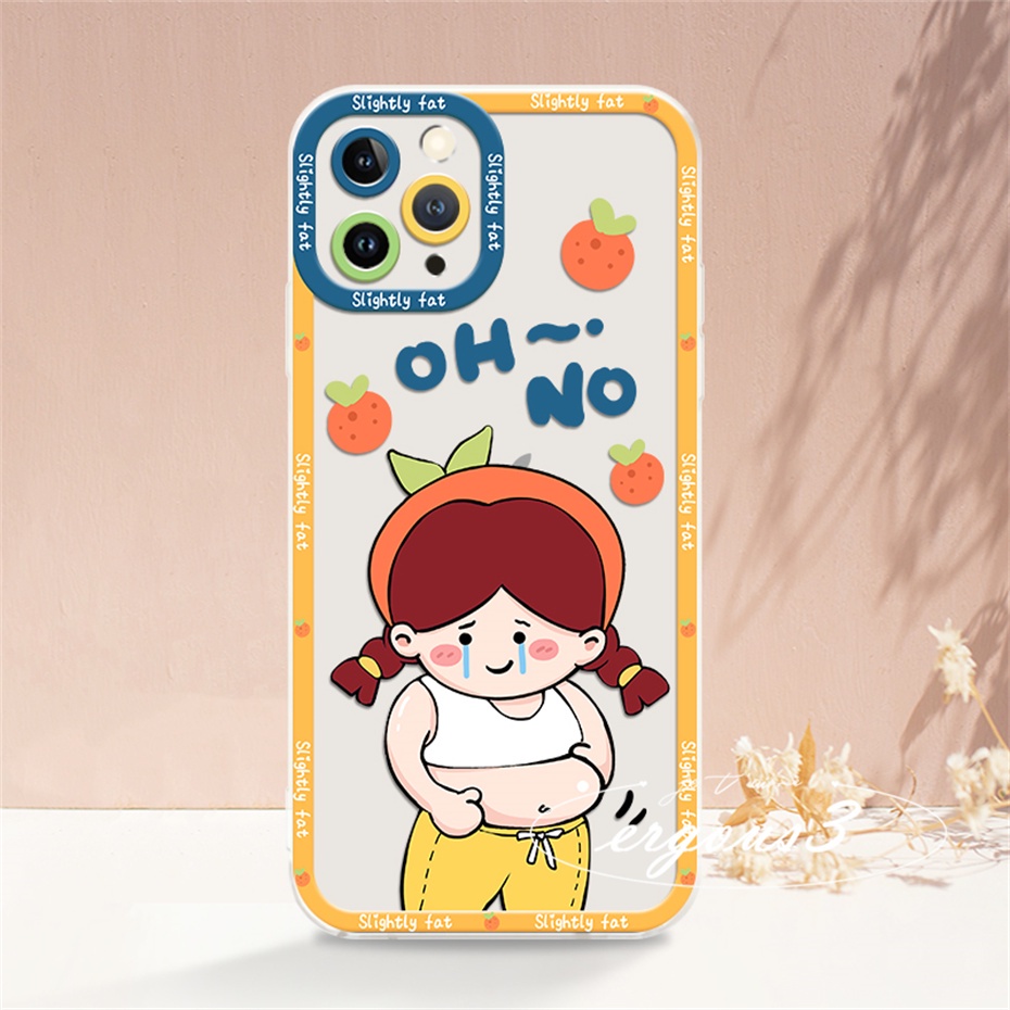 Ốp Điện Thoại Mềm Họa Tiết Cô Gái / Gấu Vui Nhộn Cho iPhone 14 13 12 11 Pro Max SE2020 X XR Xs Max 7 8 6 6s Plus