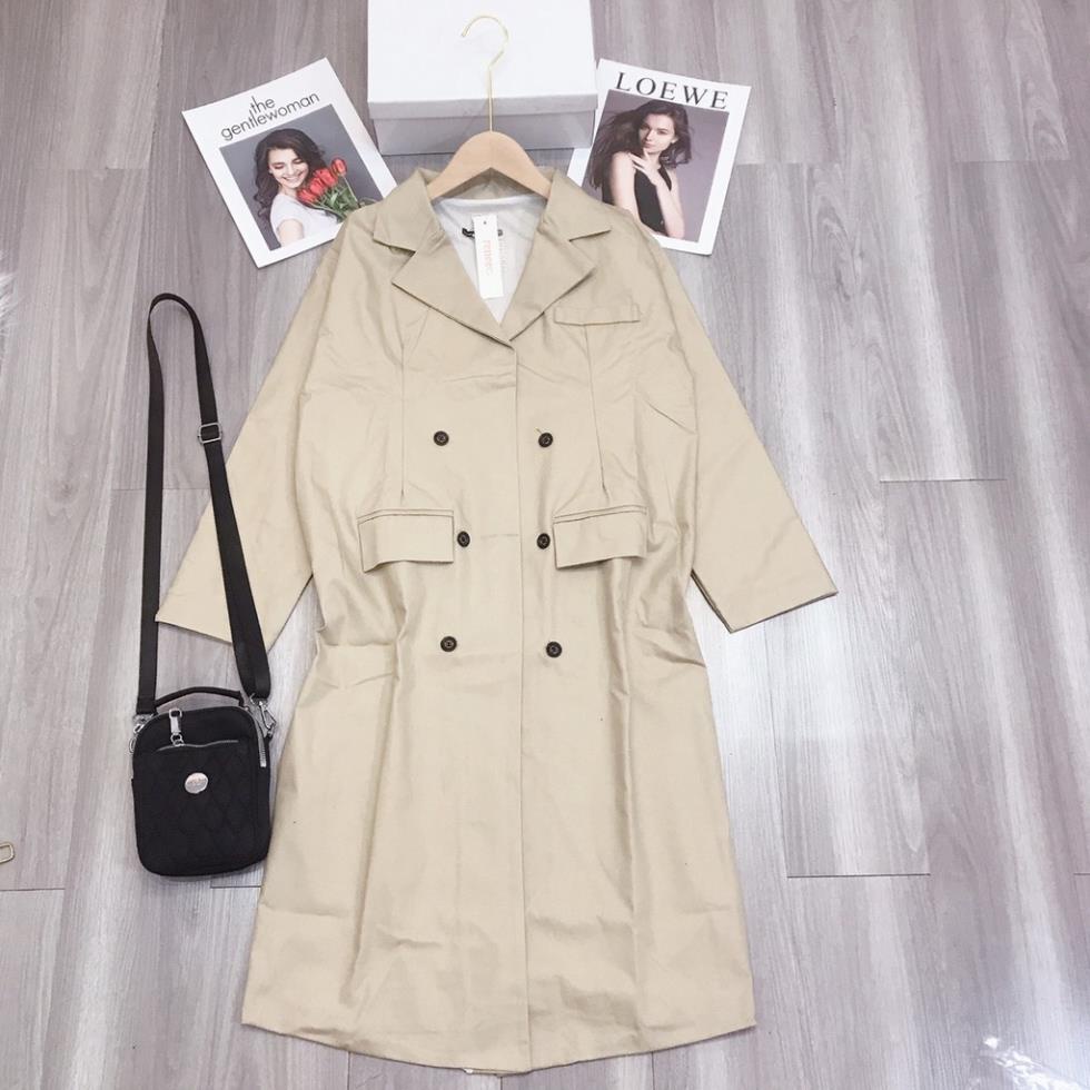 Áo Khoác Mangto Nữ Màu Be Dáng Dài  Jenny | BigBuy360 - bigbuy360.vn