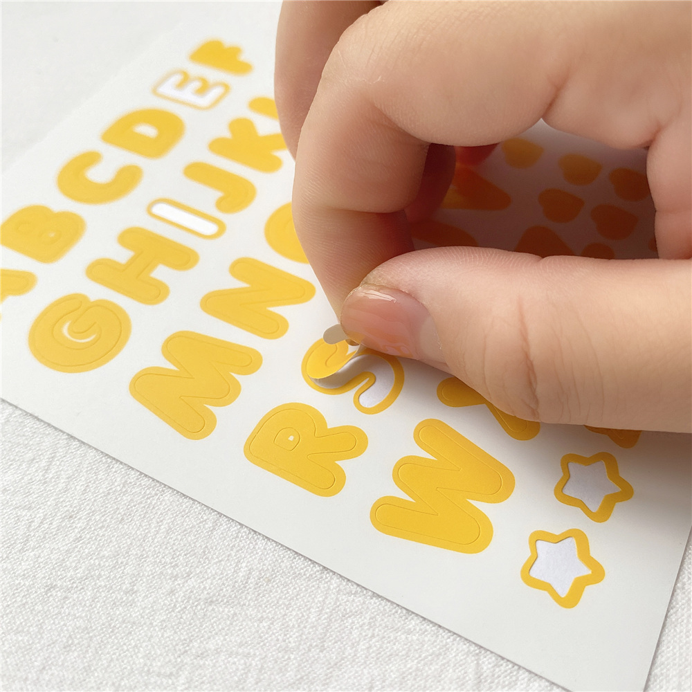 Mua Winzige sticker decor top loader sticker chữ cái tiếng anh hình dán ...