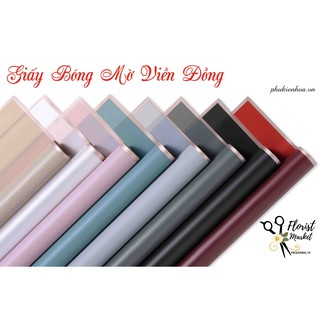 GIẤY GÓI HOA - GIẤY BÓNG MỜ VIỀN ĐỒNG