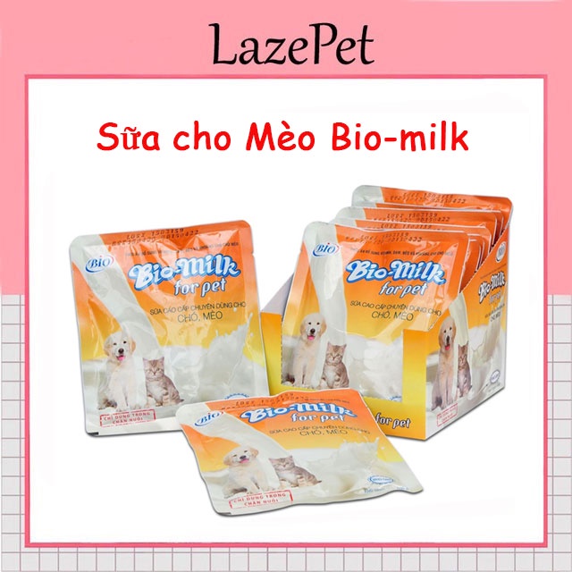 Sữa cho chó mèo con sơ sinh Bio Milk gói 100g