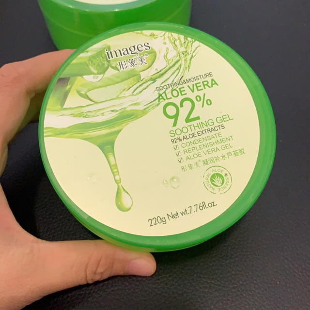 Gel lô hội Aloe Vera 92% 220g an toàn từ thiên nhiên