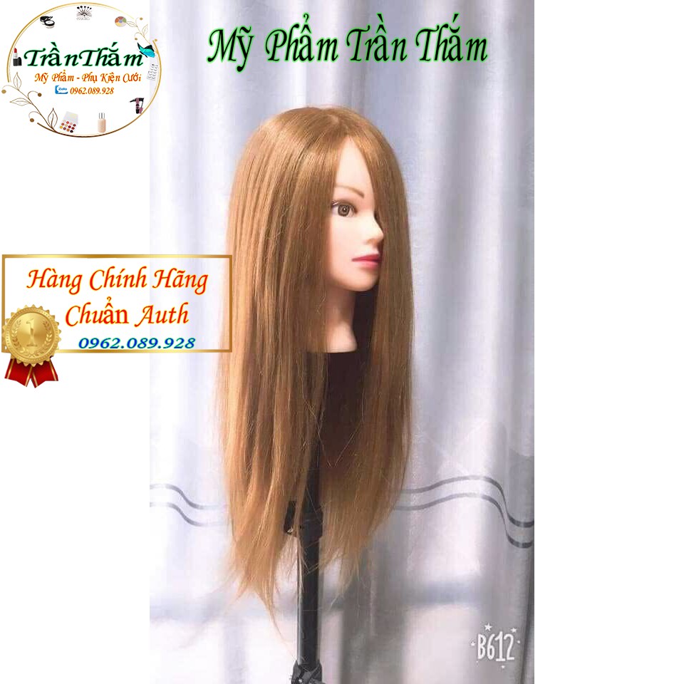 Đầu canh tóc vàng chínhhãng uốn duỗi thoải mái chịu nhiệt tốt Tặng kèm chân đế kẹp bàn