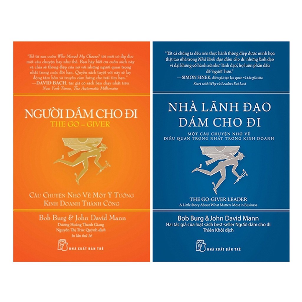 Sách - Combo 2 Cuốn Người Dám Cho Đi & Nhà Lãnh Đạo Dám Cho Đi